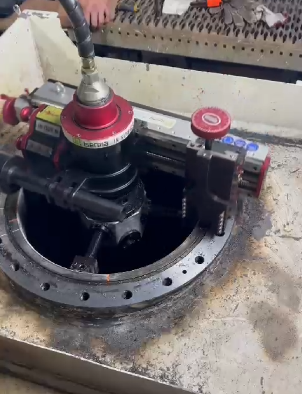 دستگاه فلنج قابل حمل FDG1270 منهول بزرگ لوله انتهایی وجهی در محل ابزارهای فرآیند